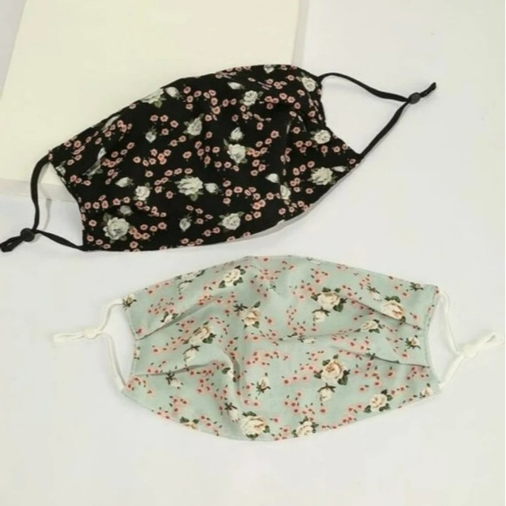 Floral Face Mask - Picture 2 of 4